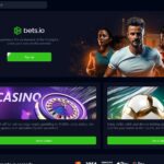 Bets.io Casino Home Page Screen