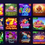 7Bit Casino Laptop Interface Showcasing a Variety of Slot Games