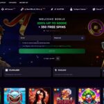 Kosmonaut Casino Home Page Screen