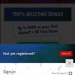 Barz Casino Registration Screen