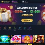 Golden Star Casino Home Page Screen