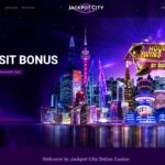 JackpotCity Home Page Screen