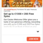 LeoVegas Casino Bonuses Section