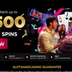 SlotsandCasino Casino Home Page Screen