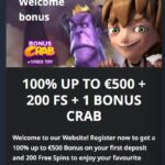 Buran Casino Bonuses Section